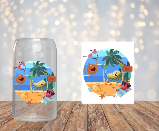 Nude Beach Sticker