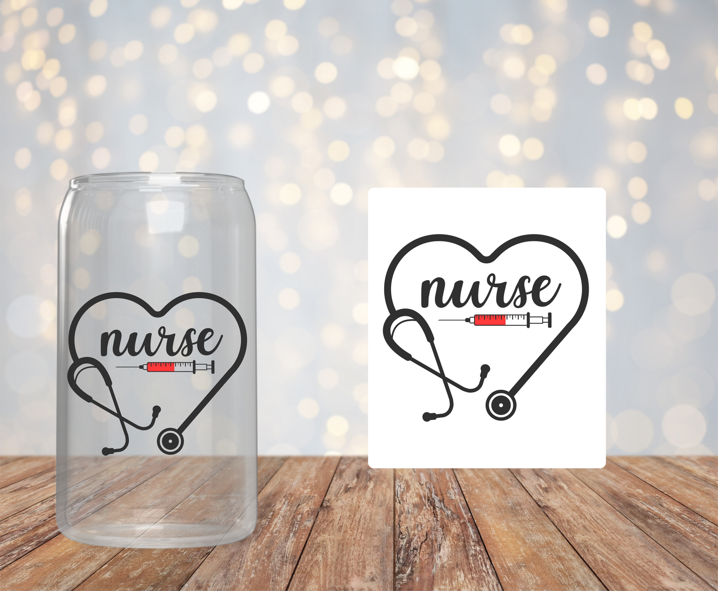 Nurse Heart Sticker
