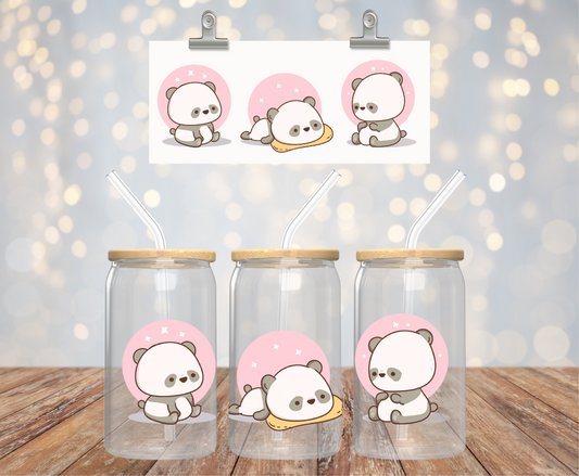 Three Little Pandas Sticker