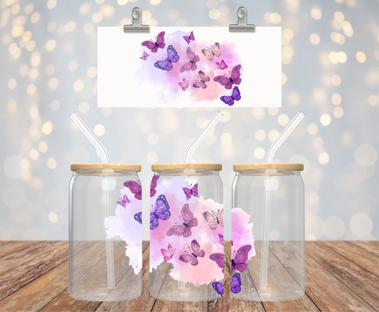 Cloud of Butterflies Sticker
