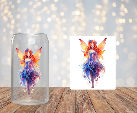 Red Wing Fairy Sticker