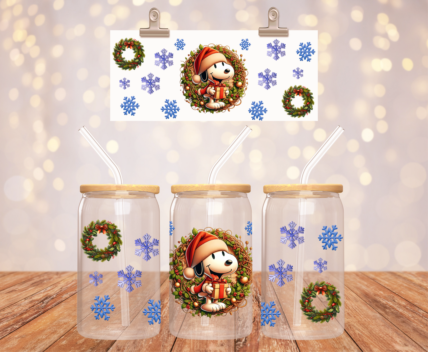 Snoopy Christmas Sticker