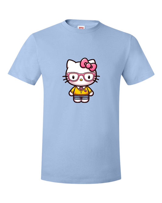 Hello Nerdy Kitty Print ONLY