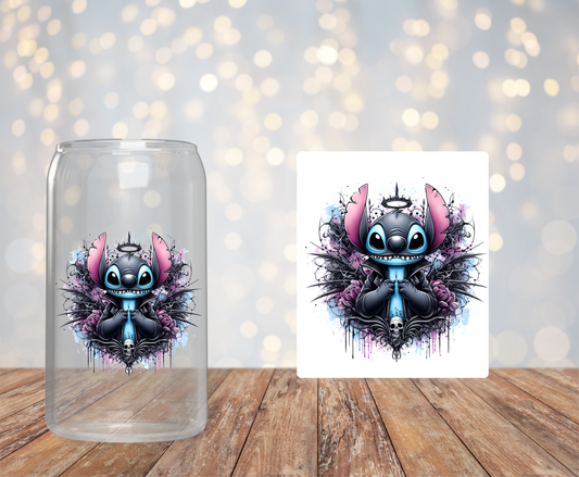 Stitch Gothic Halo Sticker