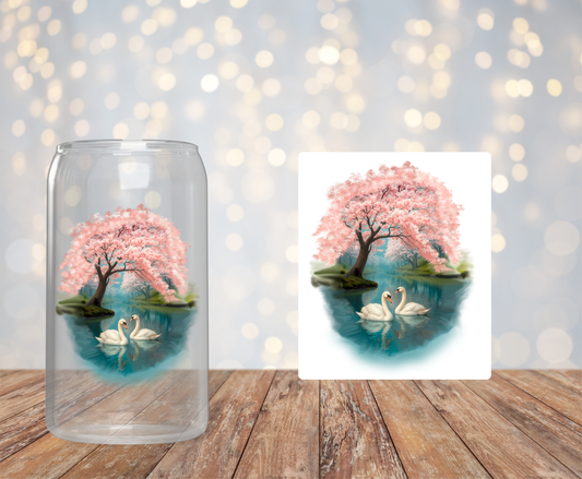 Beautiful Swans Sticker