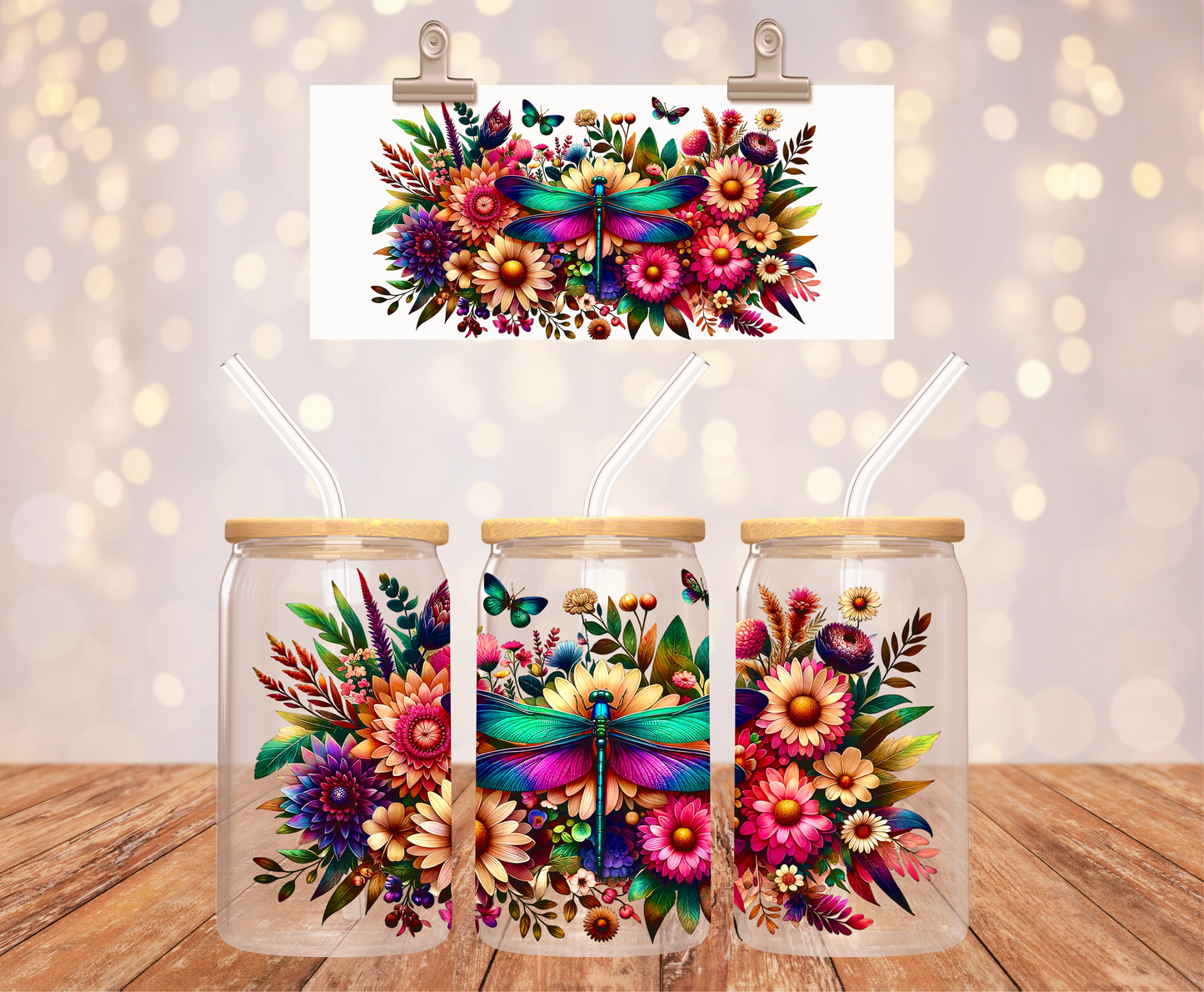 Darker Brighter Dragonfly Sticker