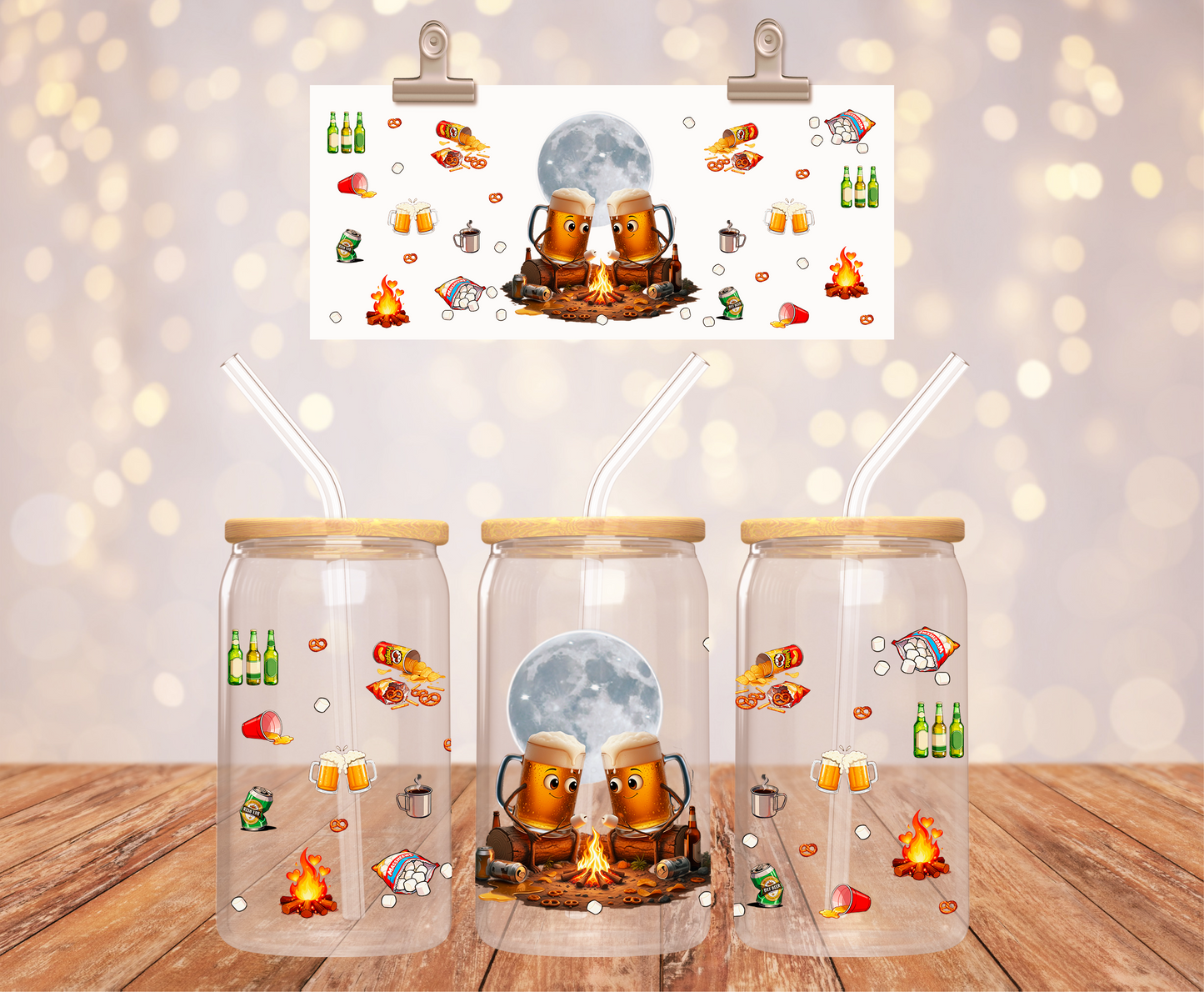 Camping Buds Sticker