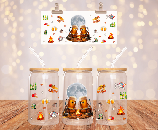 Camping Buds Sticker