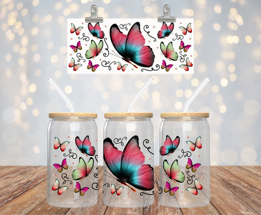 Vivid Colors Butterfly Stickers