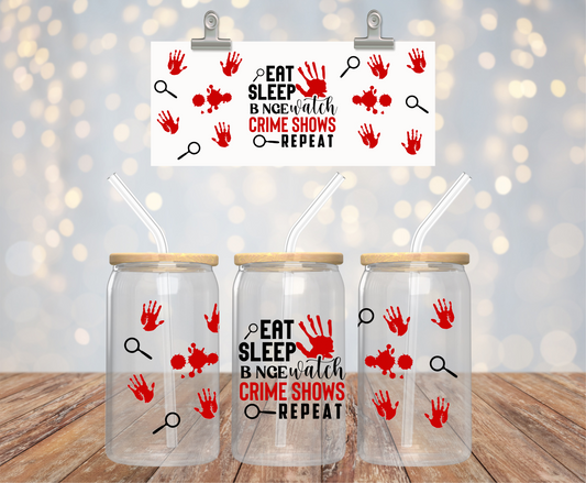Sleep, Eat Crime Sticker