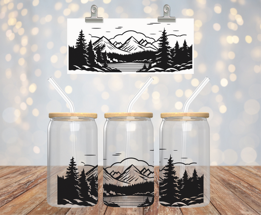 Lake & Mountains Sticker