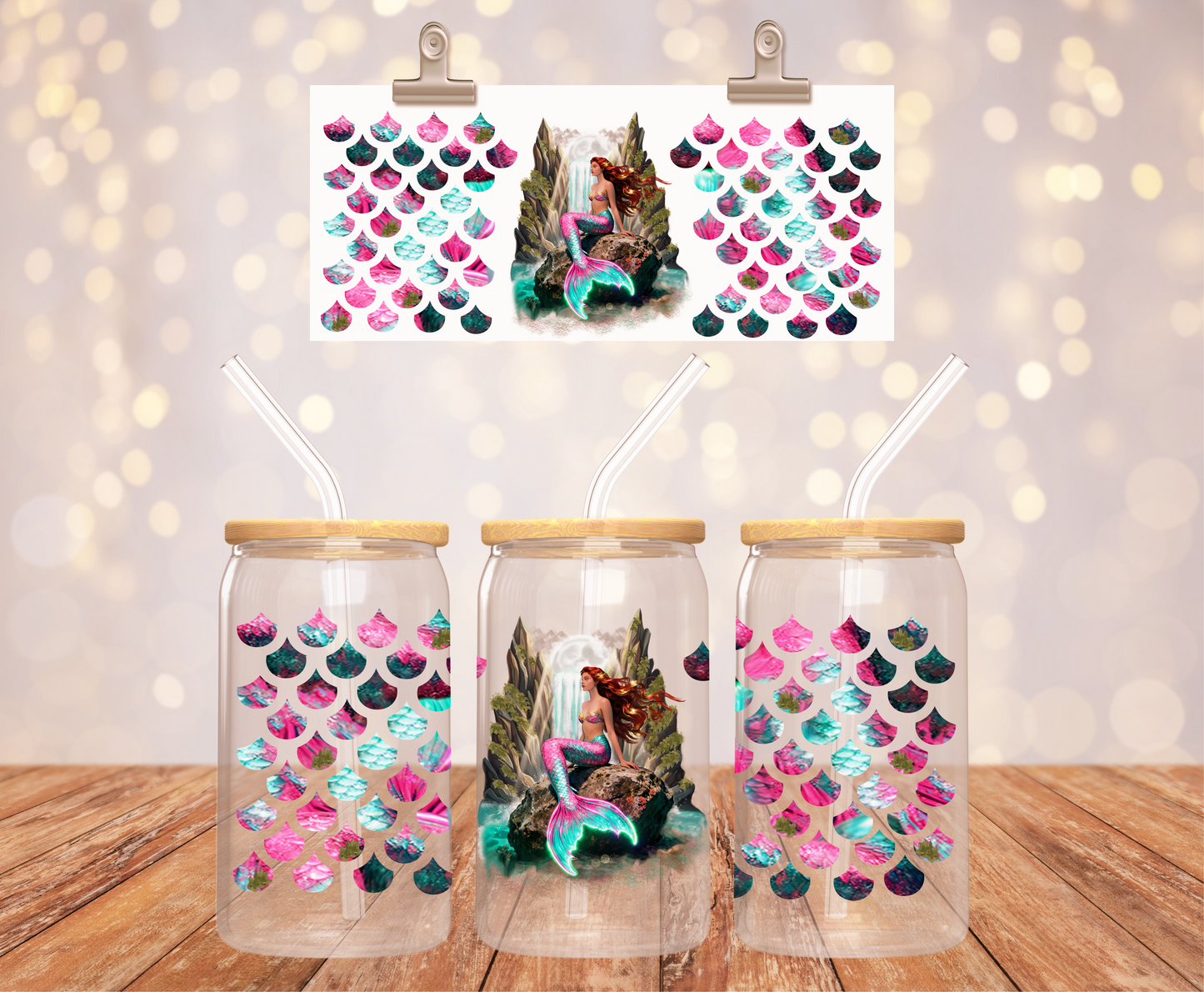 Mermaid Waterfall Sticker