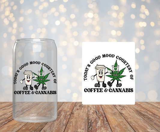 Coffee & Cannabis Sticker
