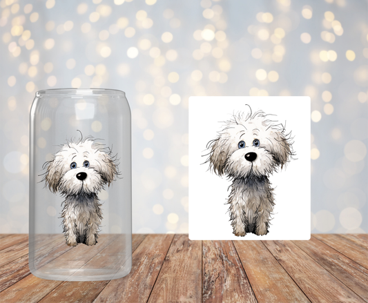 Cutest little dog sticker